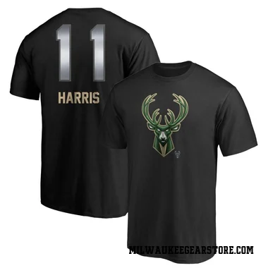 Black Men's Gary Harris Milwaukee Bucks Midnight Mascot T-Shirt