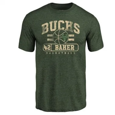 Green Men's Vin Baker Milwaukee Bucks Baseline T-Shirt