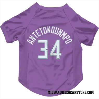 Green Milwaukee Bucks Giannis Antetokounmpo  Kelly  Dog & Cat Pet Jersey