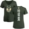 Green Women's Custom Milwaukee Bucks Backer T-Shirt