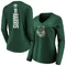Green Women's Gary Harris Milwaukee Bucks Backer Long Sleeve T-Shirt