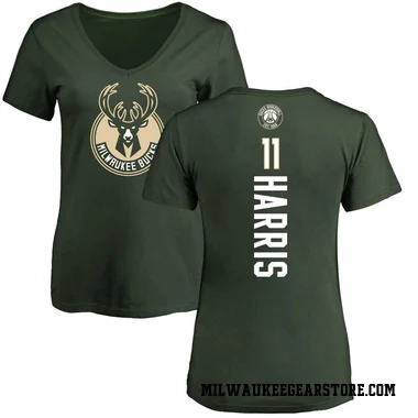Green Women's Gary Harris Milwaukee Bucks Backer T-Shirt