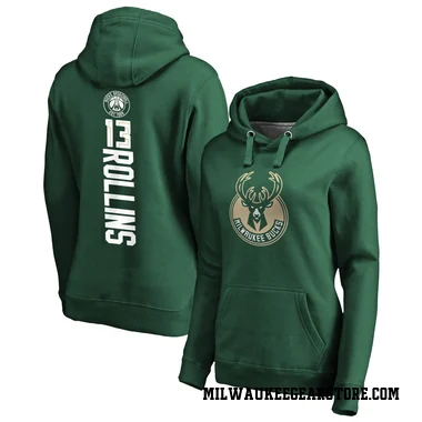 Green Women's Ryan Rollins Milwaukee Bucks Branded Backer Pullover Hoodie