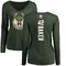 Green Women's Vin Baker Milwaukee Bucks Backer Long Sleeve T-Shirt