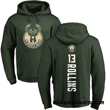 Green Youth Ryan Rollins Milwaukee Bucks Branded Backer Pullover Hoodie
