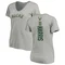 Women's Gary Harris Milwaukee Bucks Ash Backer T-Shirt