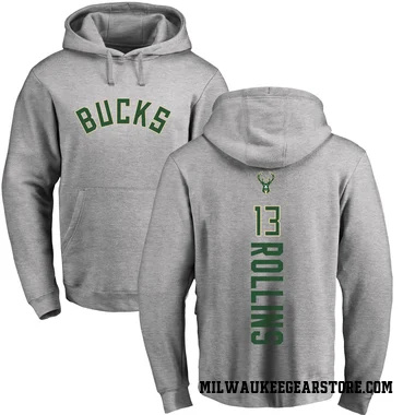 Youth Ryan Rollins Milwaukee Bucks Branded Ash Backer Pullover Hoodie
